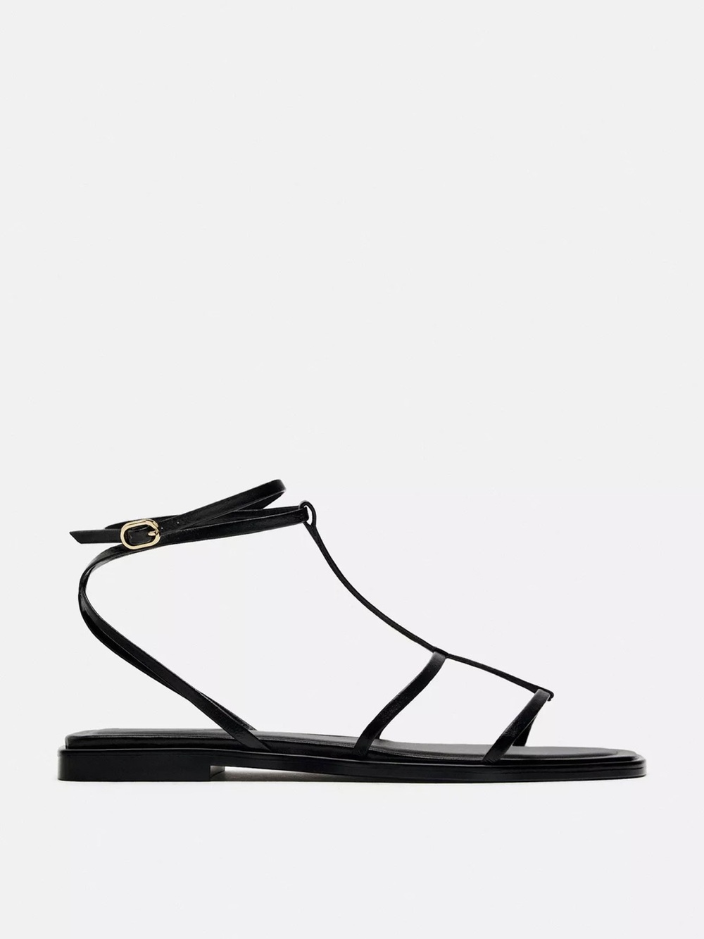 Zara - Flat Leather Sandals
